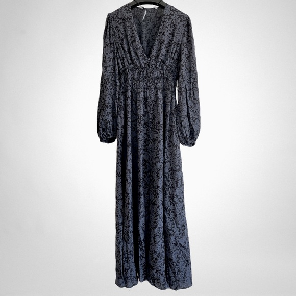 Printed Midi Long Dress - Picture 10 of 14